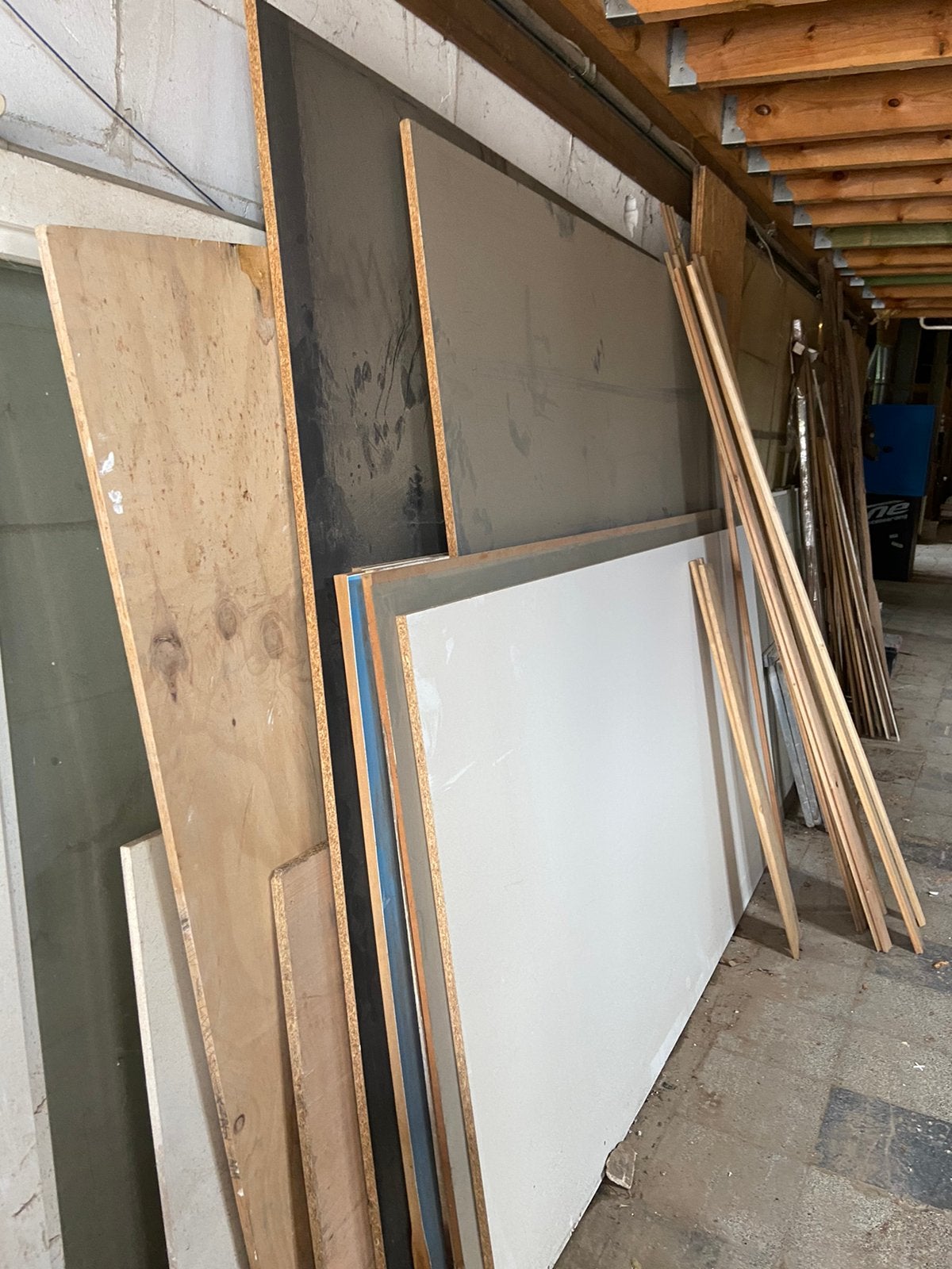 Panneau melamine/mdf GRATUIT, Bricolage & Construction, Plaques & Panneaux, Enlèvement, Comme neuf