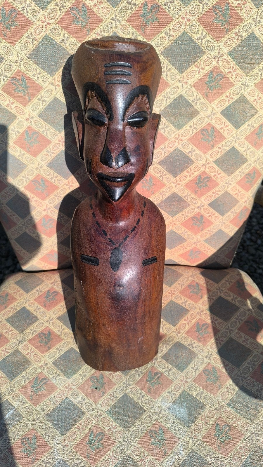 Afrikaanse beeld, Ophalen, Hout, Beeld