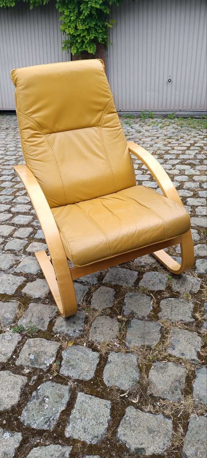 Fauteuil cuir vintage Unico Danish design, Huis en Inrichting, Fauteuils, Ophalen