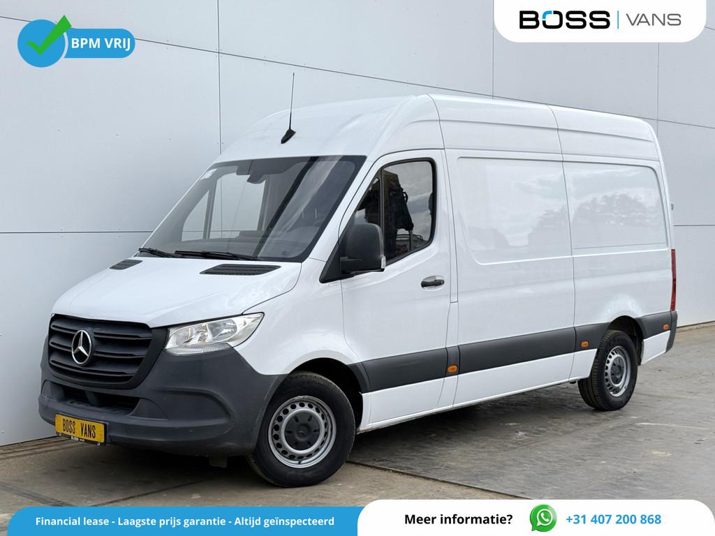Mercedes-Benz Sprinter 314 2.2 CDI Automaat L2H2 Climate Con, Auto's, Stof, Zwart, 4 cilinders, 2000 kg