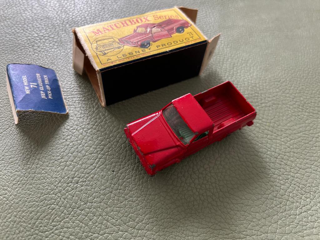 Matchbox Jeep Gladiator Pickup 71, Enlèvement ou Envoi