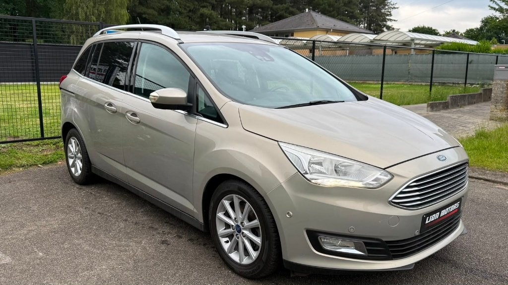 Ford Grand C Max 1.0 i | Titanium | Navi - Cruise Controle |, Auto's, Voorwielaandrijving, Stof, Bedrijf, Grand C-Max