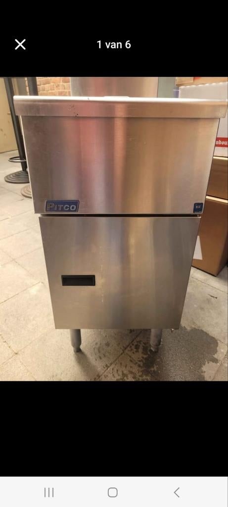 Professionele friteuse, Ophalen