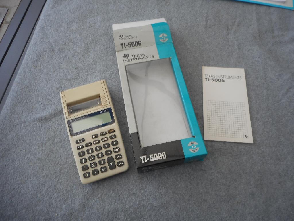 oude rekenmachienne texas instruments van 1974, Ophalen of Verzenden, Zo goed als nieuw