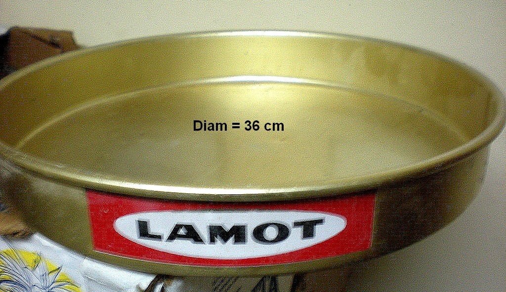 LAMOT  Plateau   36 cm, Enlèvement ou Envoi, Utilisé, Panneau, Plaque ou Plaquette publicitaire