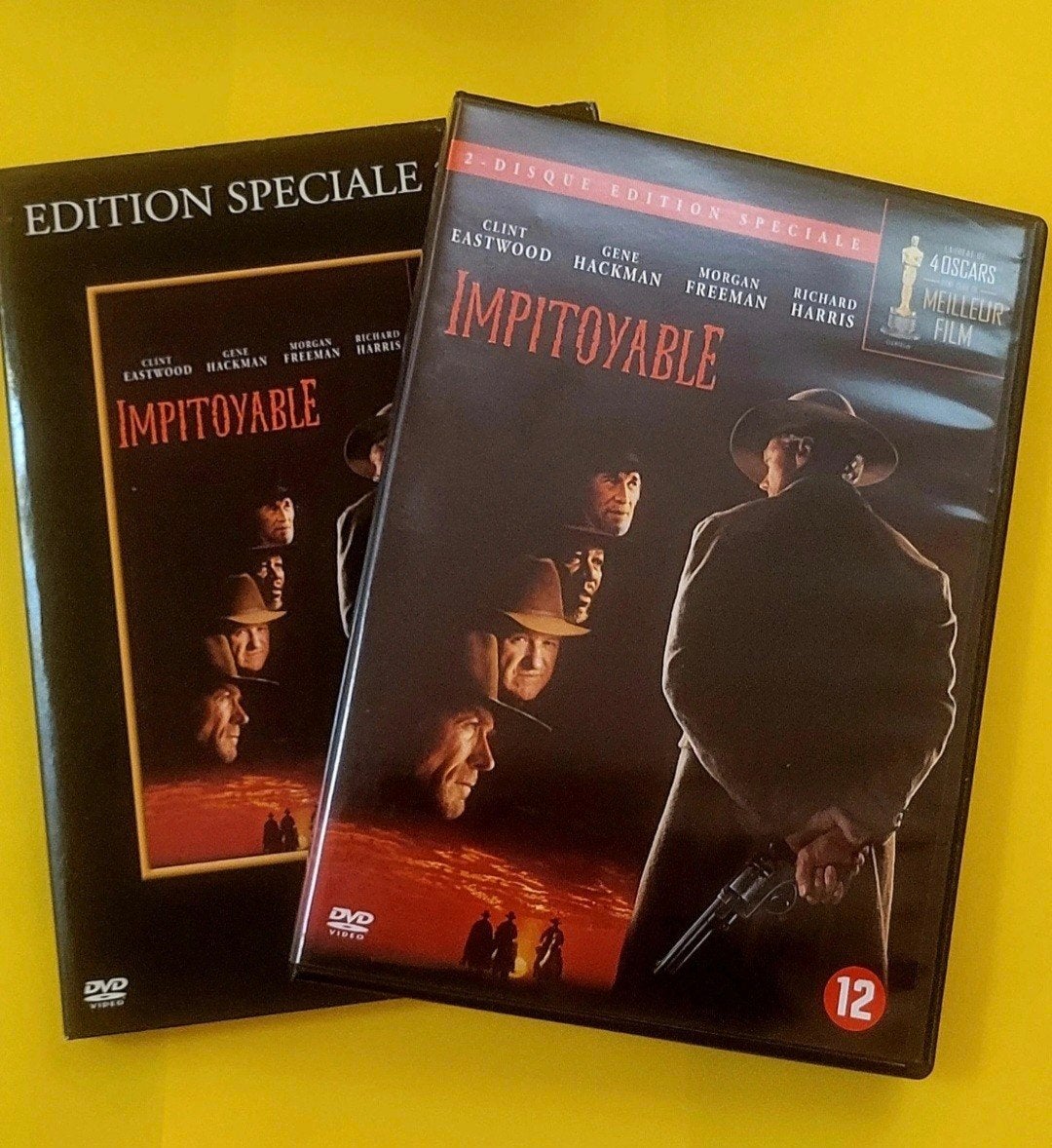 2x DVD 📀 Impitoyable - Clint Eastwood 1992 V2, CD & DVD, Allemand, Enlèvement ou Envoi, Autres genres, À partir de 12 ans