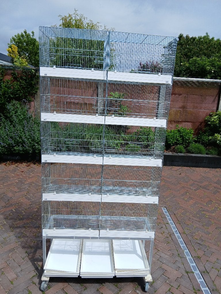 Vogelkooien, Enlèvement, Comme neuf, Métal, Cage d'élevage