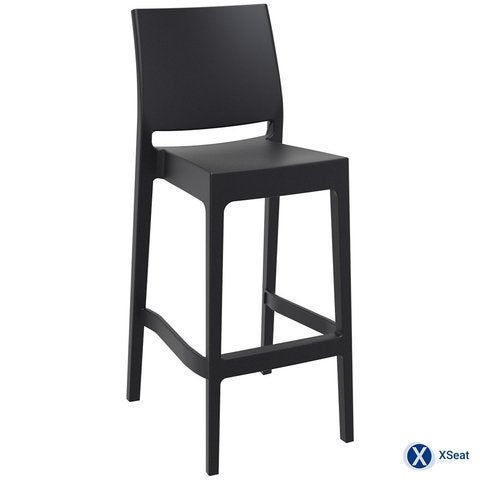 Tabouret de bar Clip Maya, 90 cm ou plus, 1 tabouret, Avec repose-pieds, Comme neuf