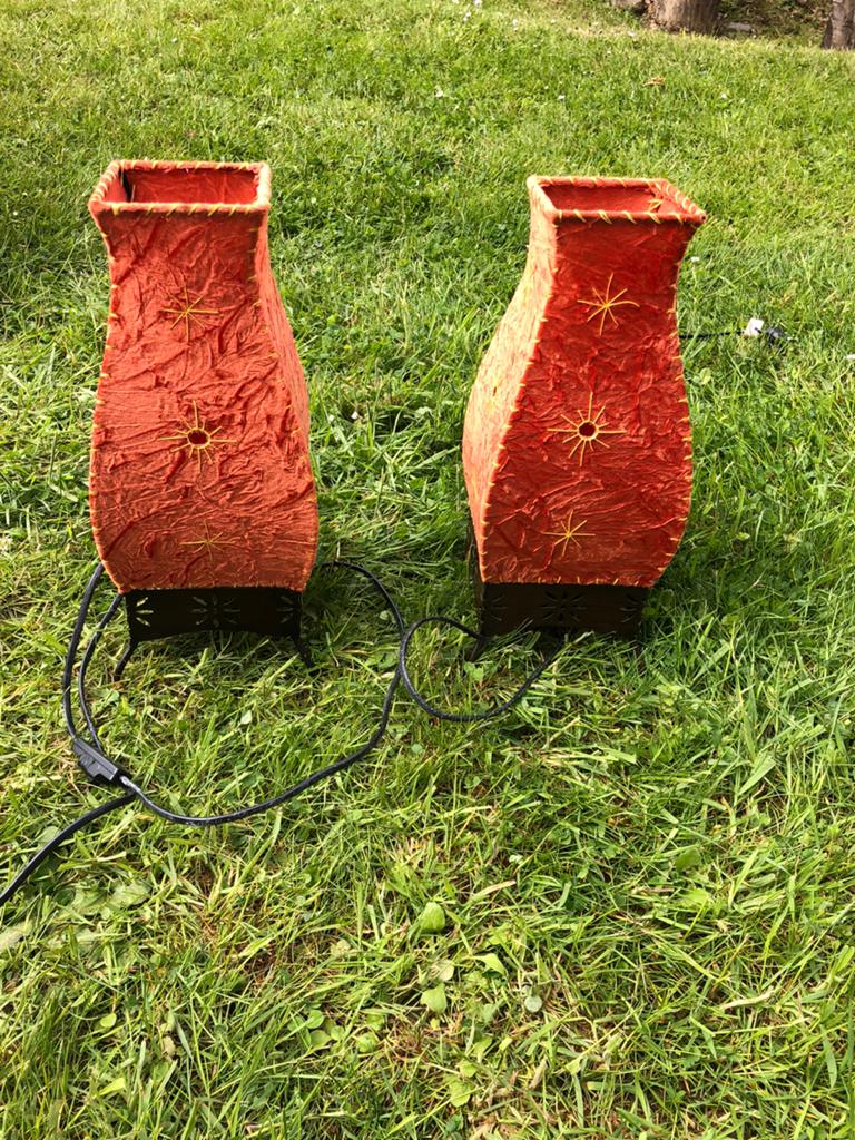 Lampes decoratives 220v style Maroc, Maison & Meubles, Lampes | Lampes de table, Enlèvement ou Envoi, Comme neuf, Tissus, Moins de 50 cm