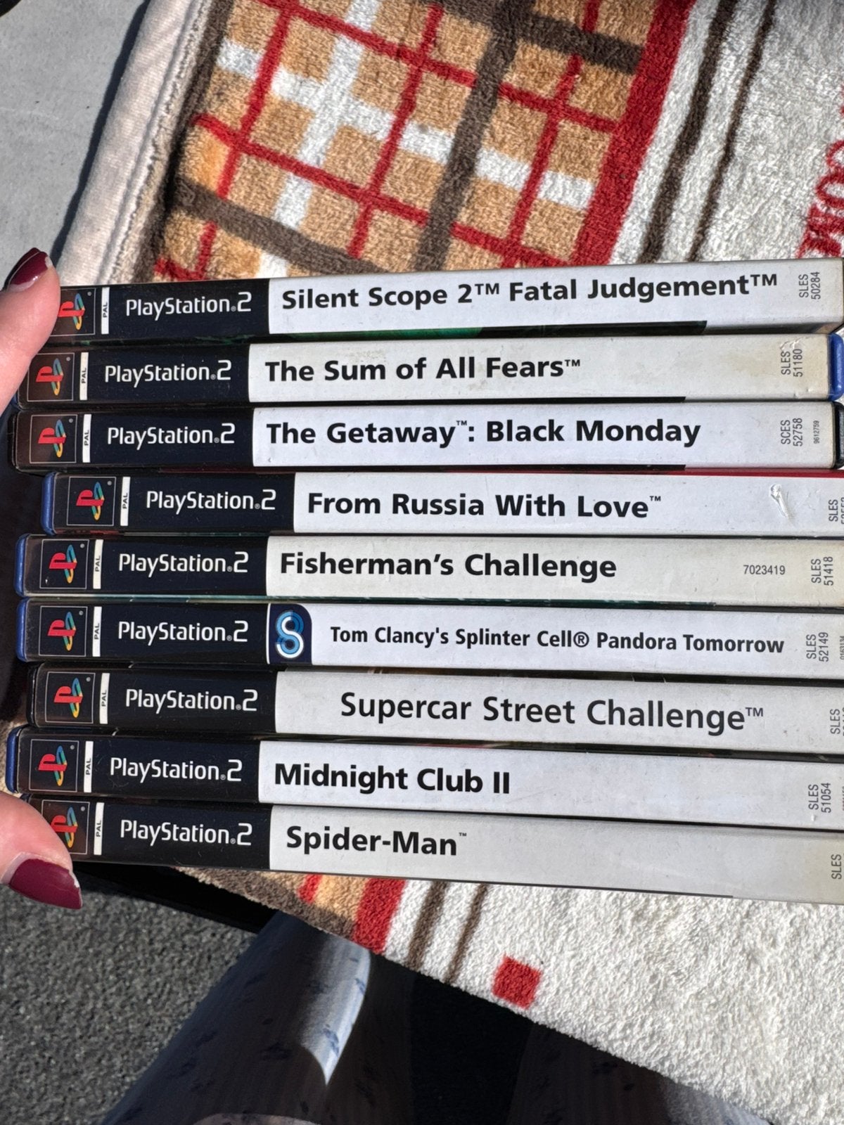 Jeux PS2, Enlèvement ou Envoi