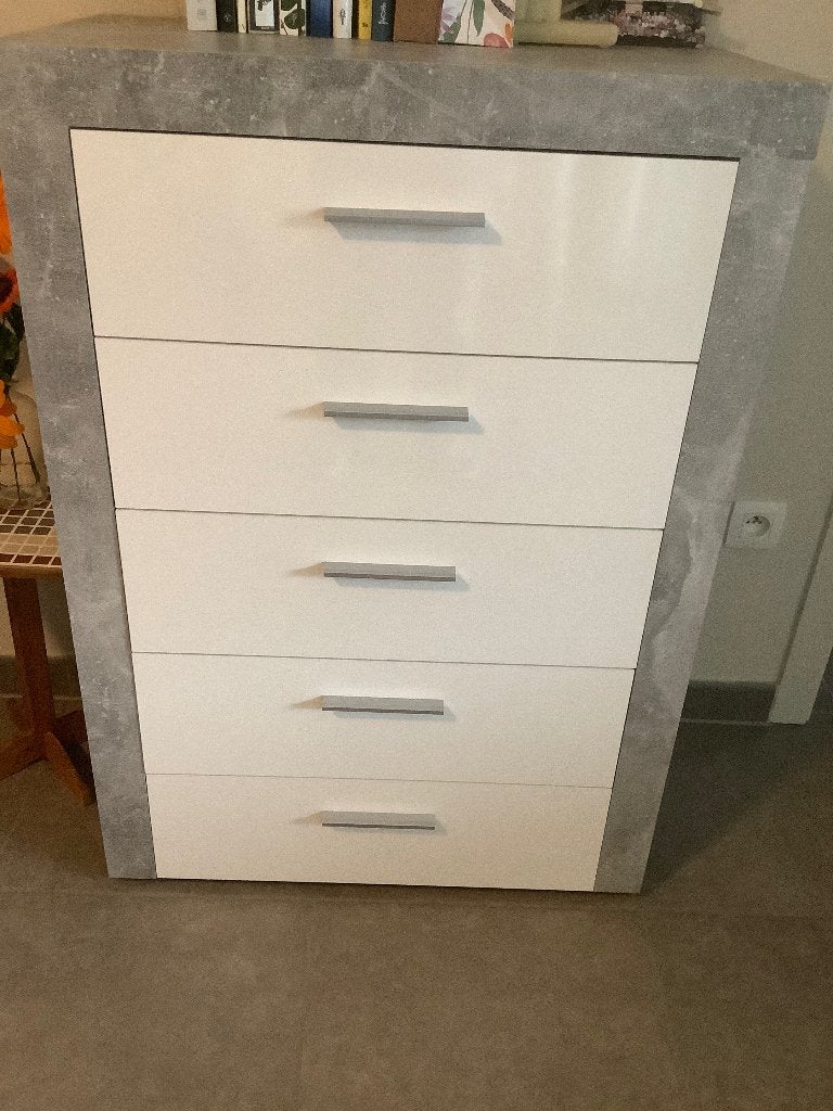 Meubelset in betonkleur, Antiek en Kunst, Ophalen