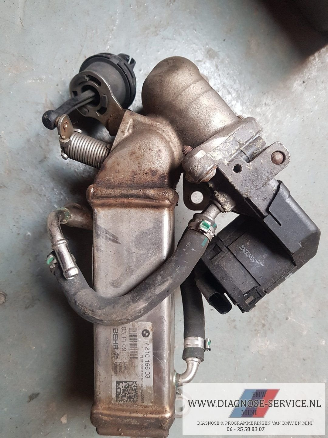 BMW E87 E90 E60 UGR koeler N47D20A 7810166, -, Utilisé, -, Enlèvement ou Envoi