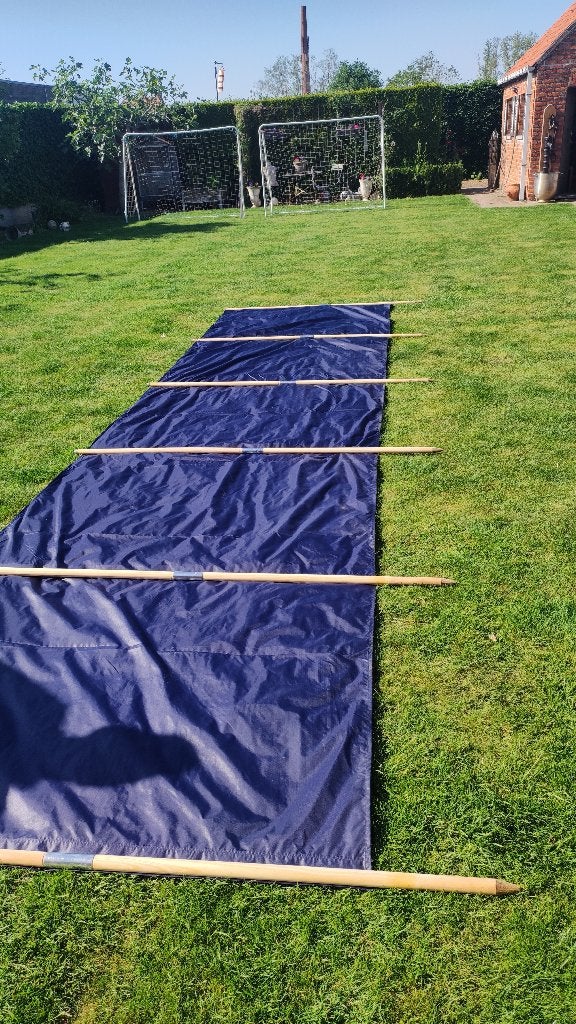windscherm, campingscherm,  6 m lang, 1 m 50 hoog, Tuin en Terras, Overige Tuin en Terras, Ophalen, Zo goed als nieuw