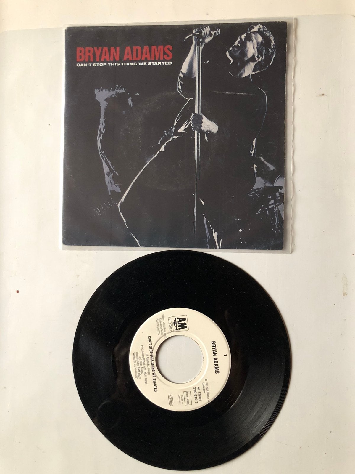 Bryan Adams: can't stop (1989; NM), Verzenden