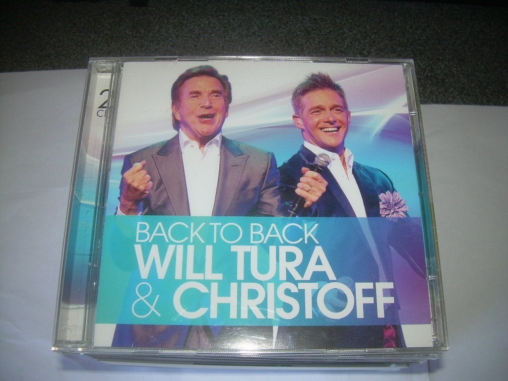 2 CD S - WILL TURA - CHRISTOFF - BACK TO BACK, Cd's en Dvd's, Ophalen of Verzenden, Zo goed als nieuw, Levenslied of Smartlap