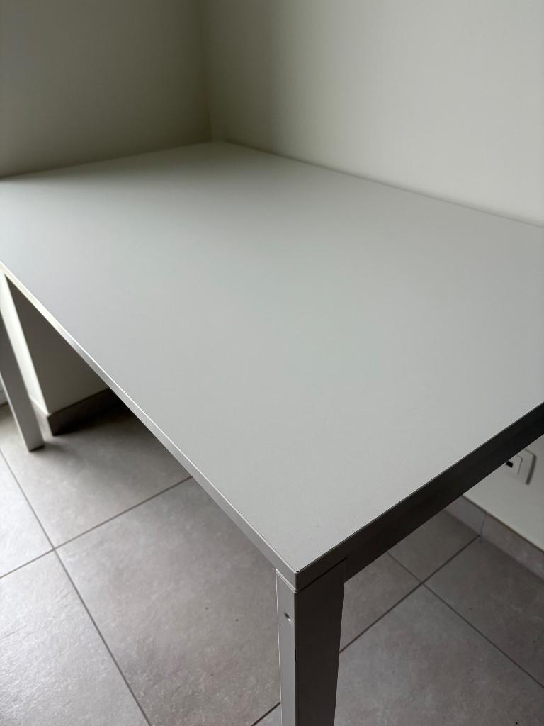Witte Eettafel 125*75 cm ( 4 personen ), Huis en Inrichting, Tafels | Eettafels, Ophalen, Zo goed als nieuw, Vier personen, Rechthoekig