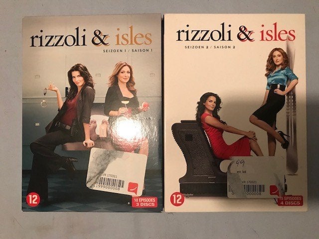 DVD Rizzoli & Isles seizoen 1+2, Engels, Misdaad, Seizoen 1, Ophalen of Verzenden