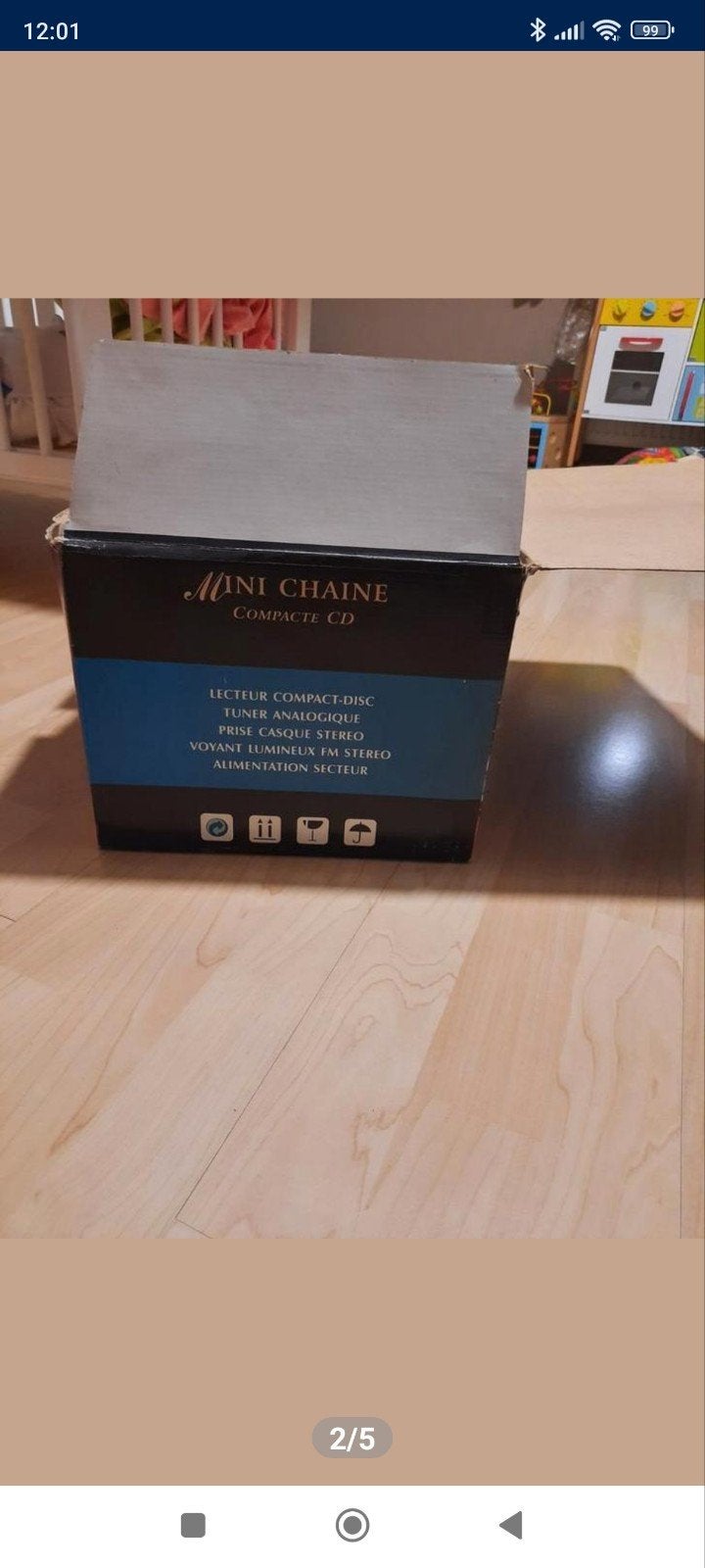 A vendre mini chaine stéréo compact CD état neuf 45€, Enlèvement, Neuf