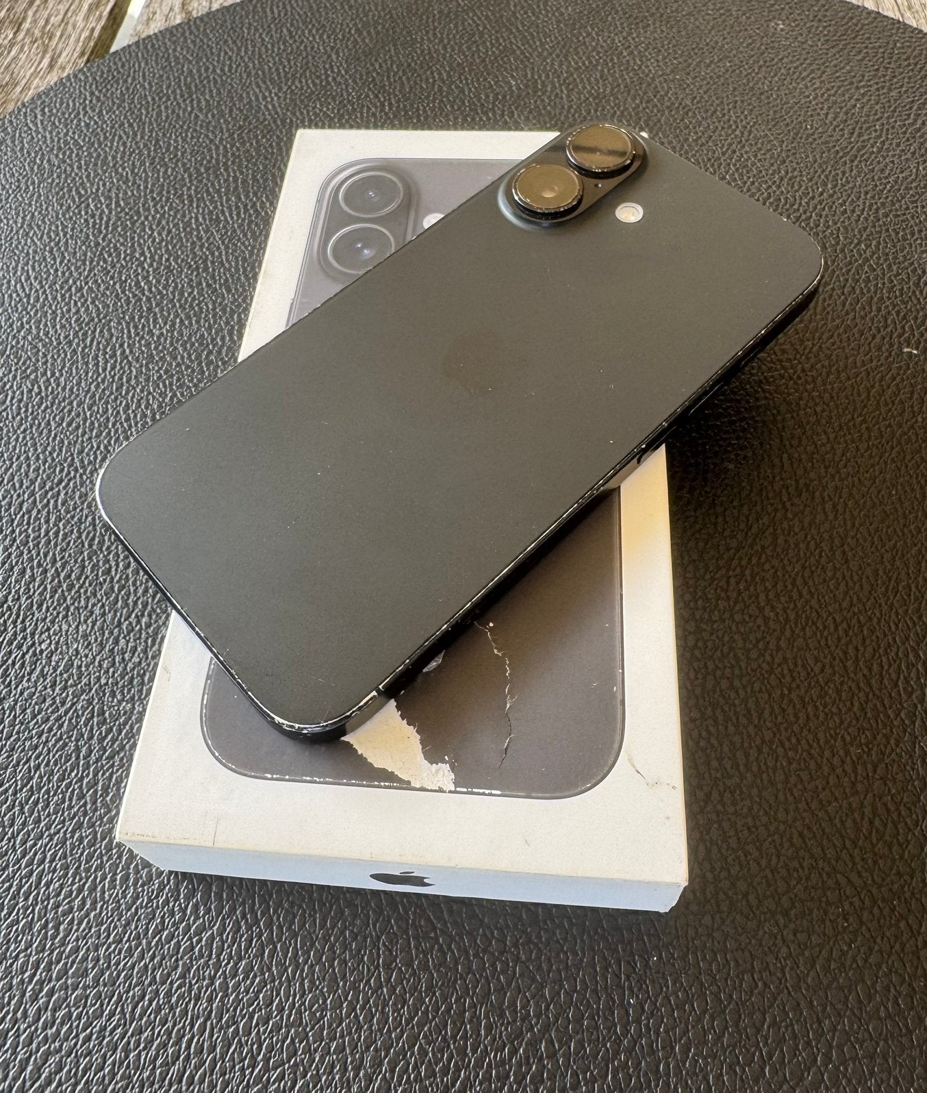 iPhone 16 128GB Zwart met garantie, Telecommunicatie, 99 %, Zwart, IPhone 16, Ophalen of Verzenden