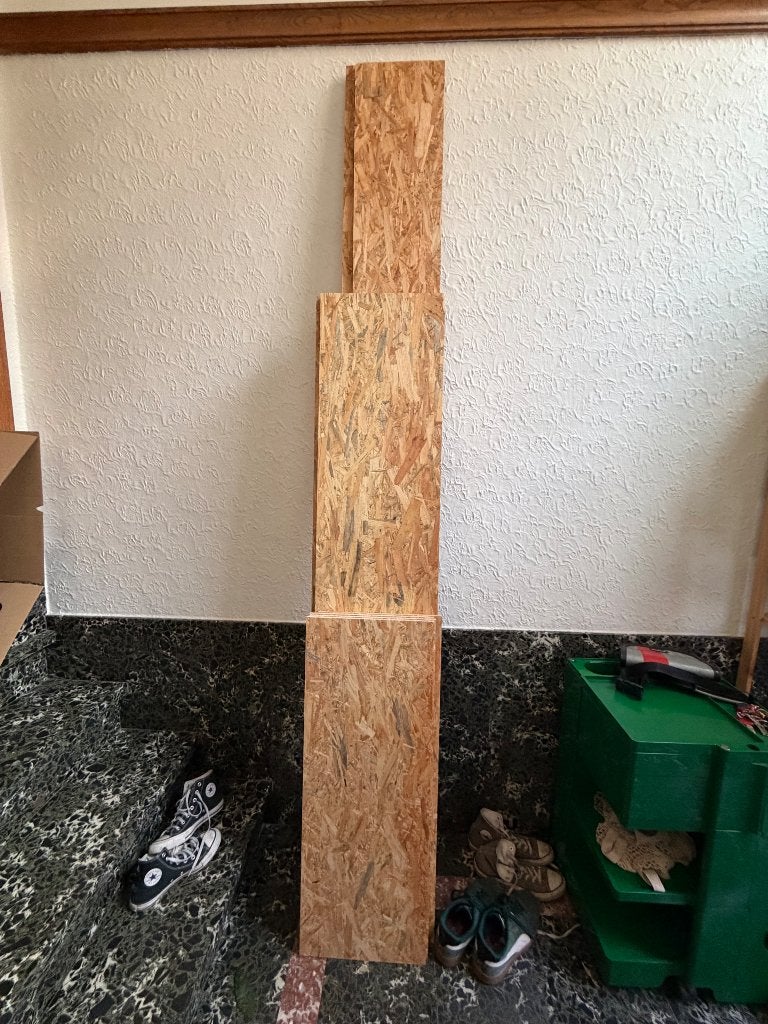 OSB platen - Schabben, Doe-het-zelf en Bouw, Ophalen, Zo goed als nieuw, Overige materialen, Minder dan 20 mm