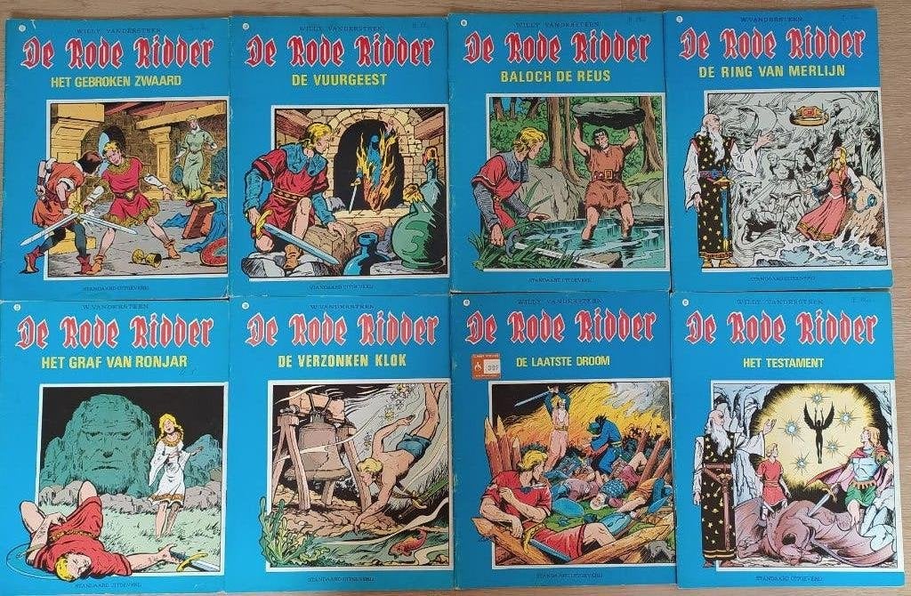 strips De Rode Ridder ( ongekleurde reeks ), Boeken, Ophalen of Verzenden
