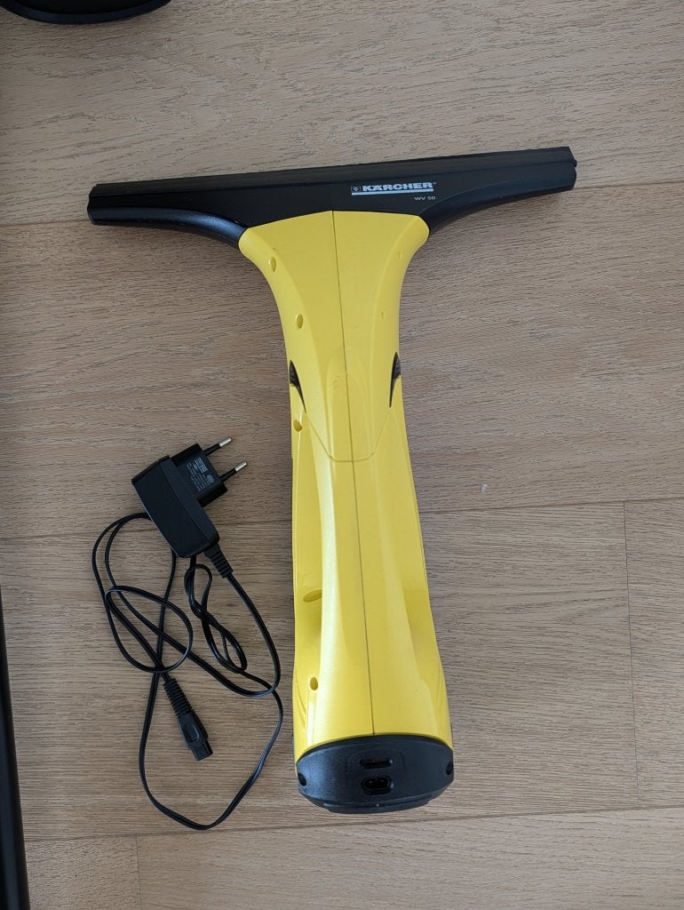 Essuie-glace Karcher WV50, manche télescopique inclus, Maison & Meubles, Enlèvement, Essuie-vitre ou Raclette