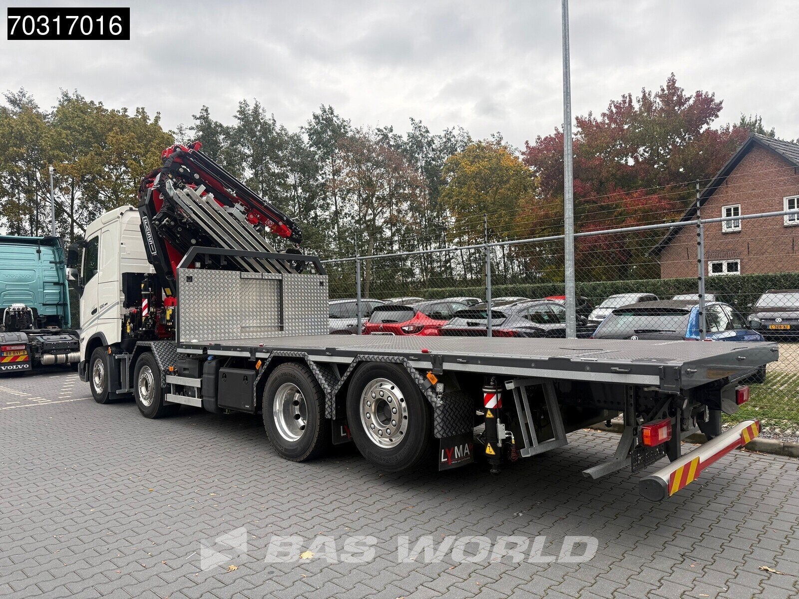 Volvo FH 500 8X2 NEW! FASSI F705R2.28 HXP Techno Crane + L22, Auto's, Automaat, Euro 6, Wit, Bedrijf