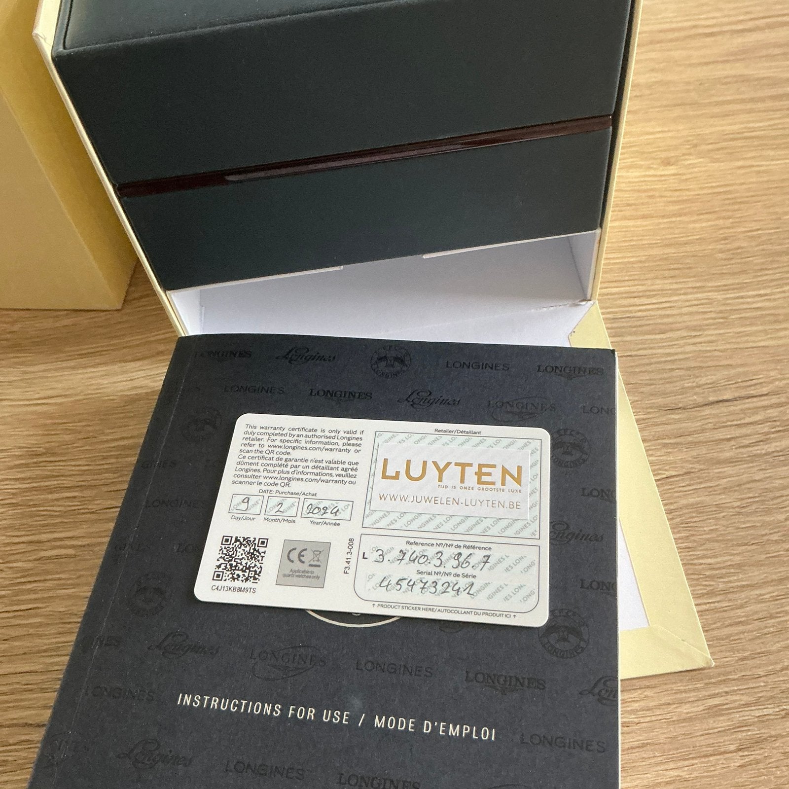Horloge heren longines, Handtassen en Accessoires, Ophalen of Verzenden, Zo goed als nieuw