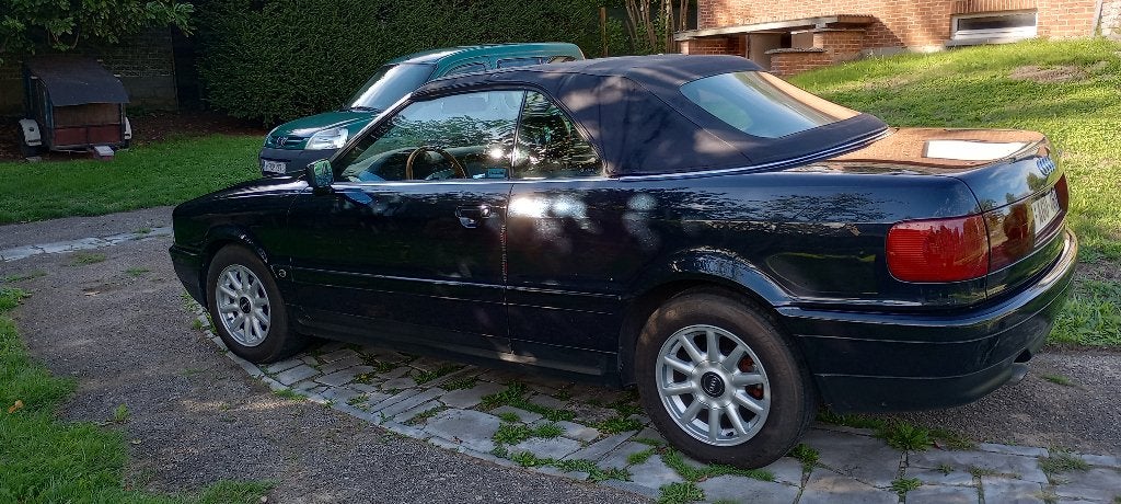 audi 80 cabriolet 2.3E 5 cilinder 1992, Auto's, 100 kW, Cabriolet, Blauw, 2300 cc
