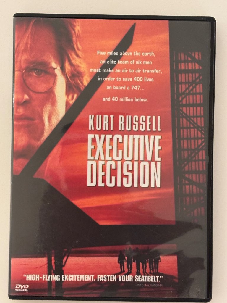 DVD Executive / Critical Decision (1996) Kurt Russell, Ophalen of Verzenden, Engels, Nederlands