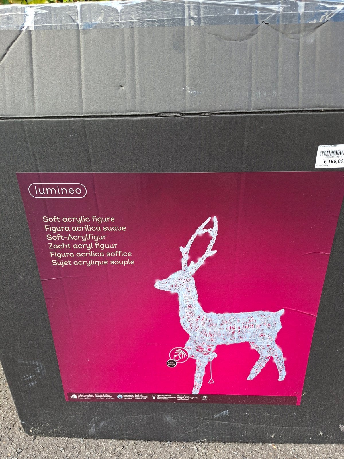 kerst rendieren 1 van 126cm h en 1 van 60cm h, Ophalen