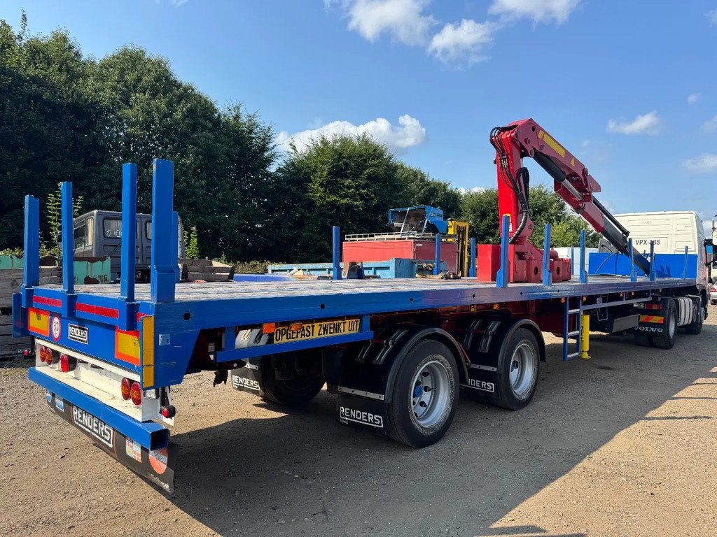 Renders *CRANE PALFINGER PK4500A-STEERING AXXLE* (bj 1993), Autos, Achat, Entreprise, Autres carburants, Remorques et Semi-remorques