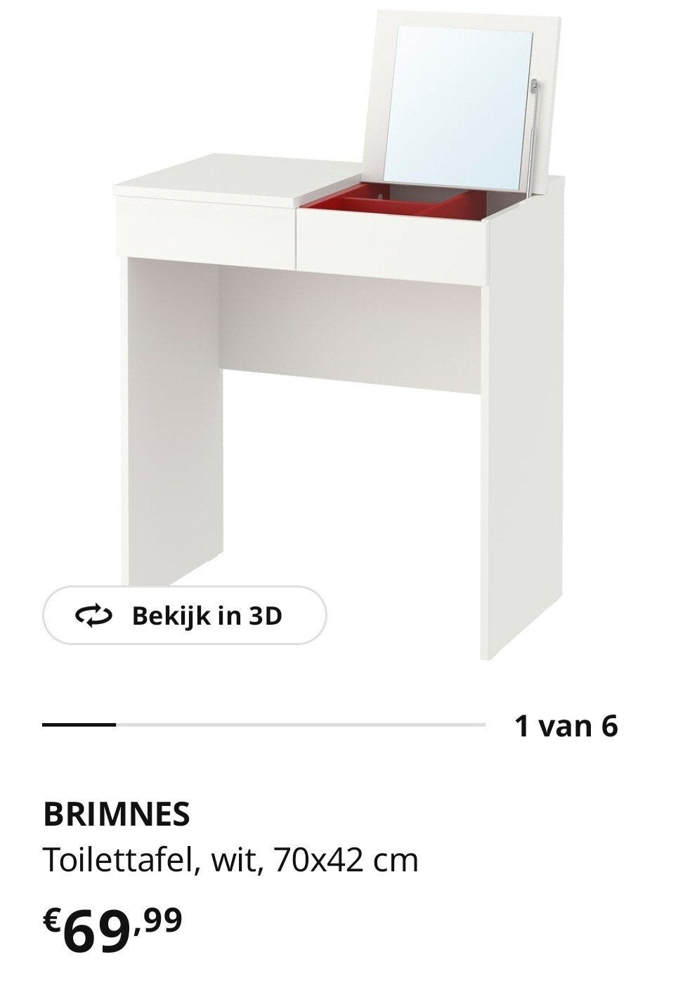 Makeup-tafel Ikea, Enlèvement ou Envoi