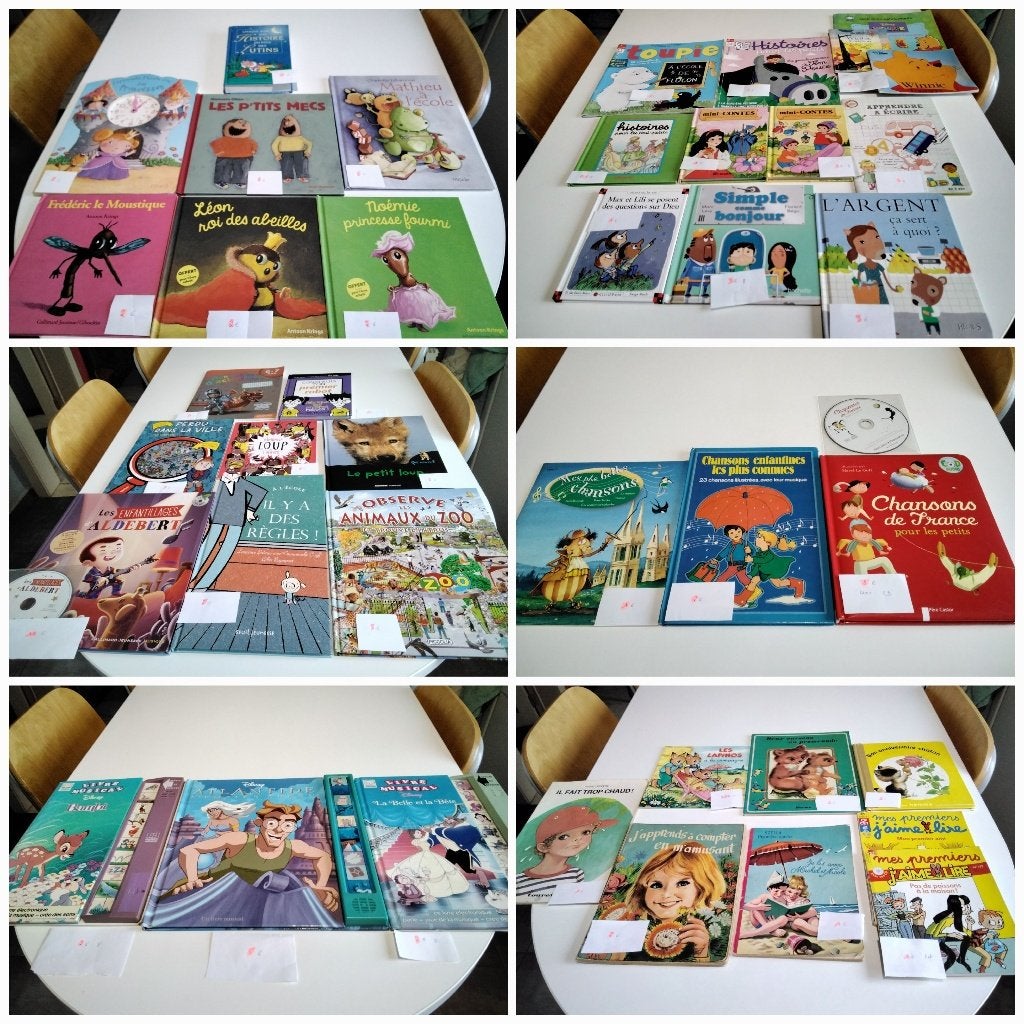 Livres enfants/histoires/contes/chansons+cd/lecture..., Enlèvement ou Envoi, Utilisé, Garçon ou Fille, Livre de lecture