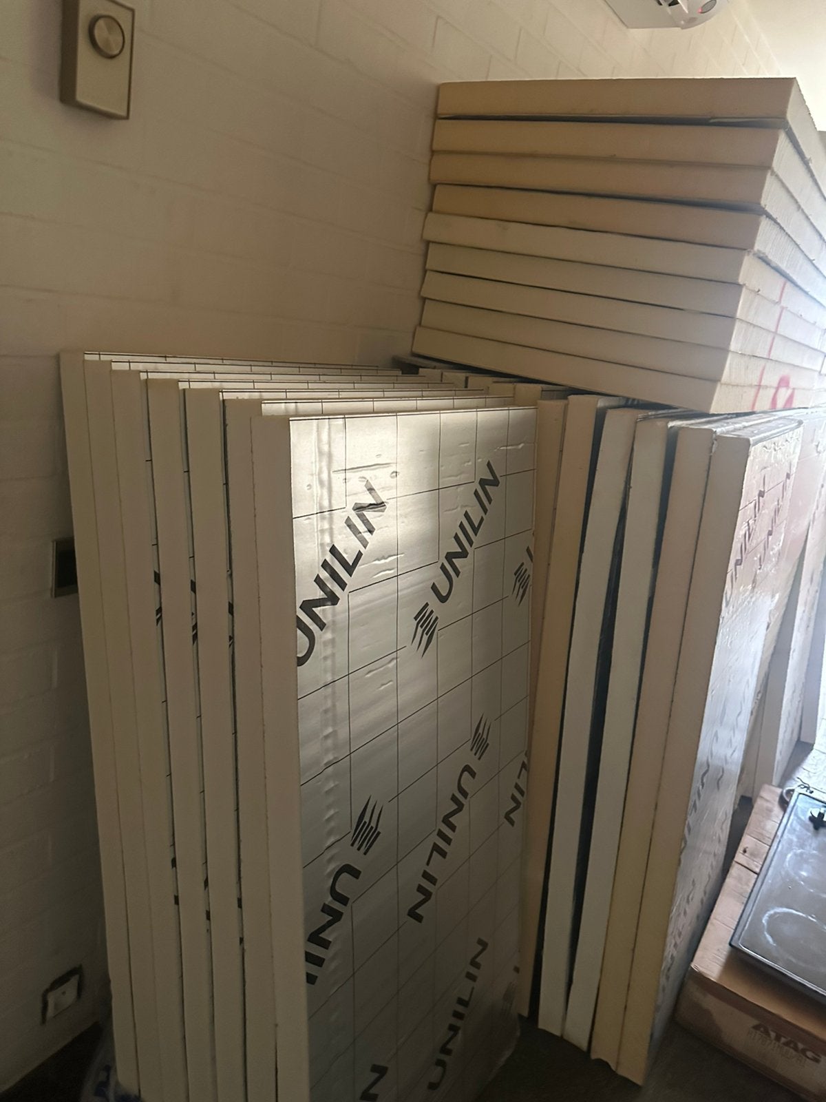 Pir platen 50mm rd 2.25 74stuks (50m2), Doe-het-zelf en Bouw, Isolatie en Afdichting, Ophalen, Dakisolatie, 4 tot 8 cm, Zo goed als nieuw