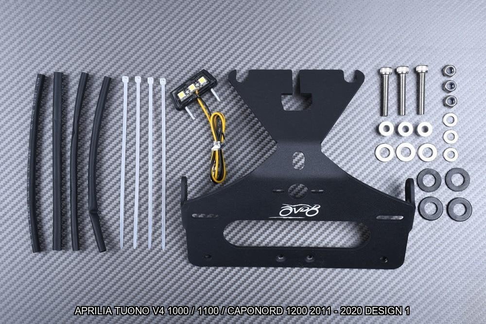 Support de plaque APRILIA TUONO V4 / CAPONORD 1200 2011 2020, Enlèvement ou Envoi, Neuf