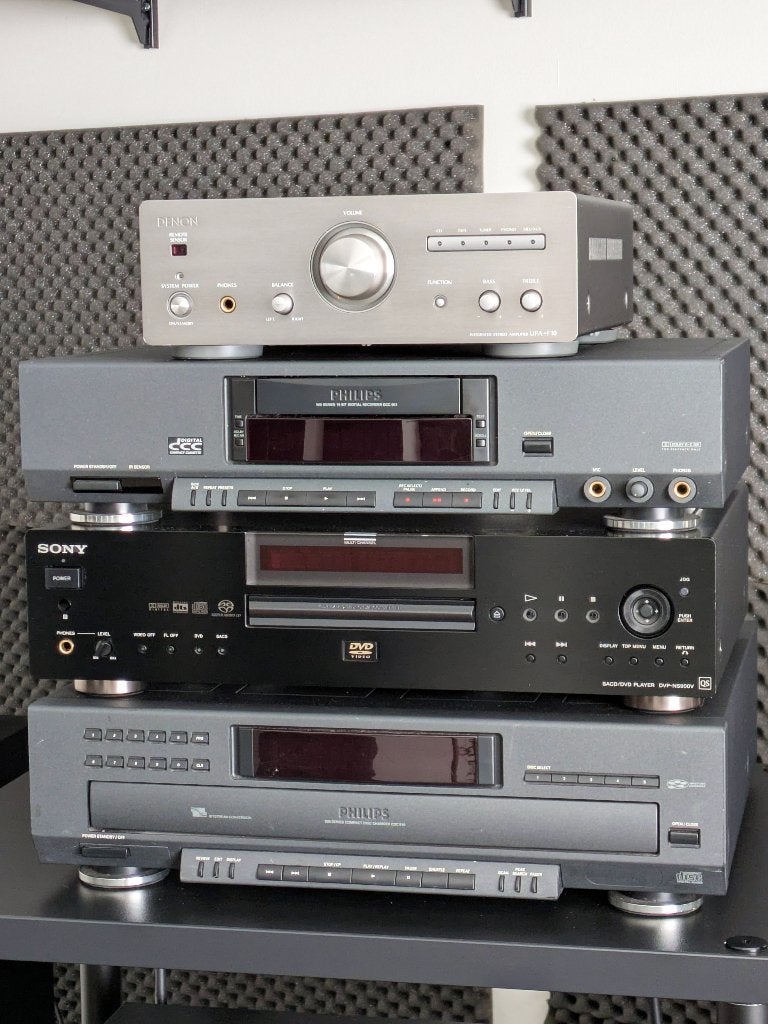Philips DCC-951, CDC-916, Sony SACD, Denon UPA | defect, Audio, Tv en Foto, Ophalen of Verzenden, Niet werkend, Philips, Wisselaar