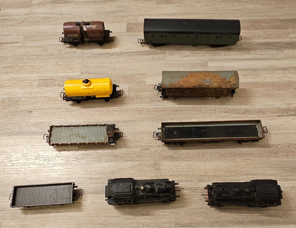 Lot Train Électrique Ancien MÄRKLIN H0, Courant alternatif, Enlèvement, Utilisé, Set de Trains