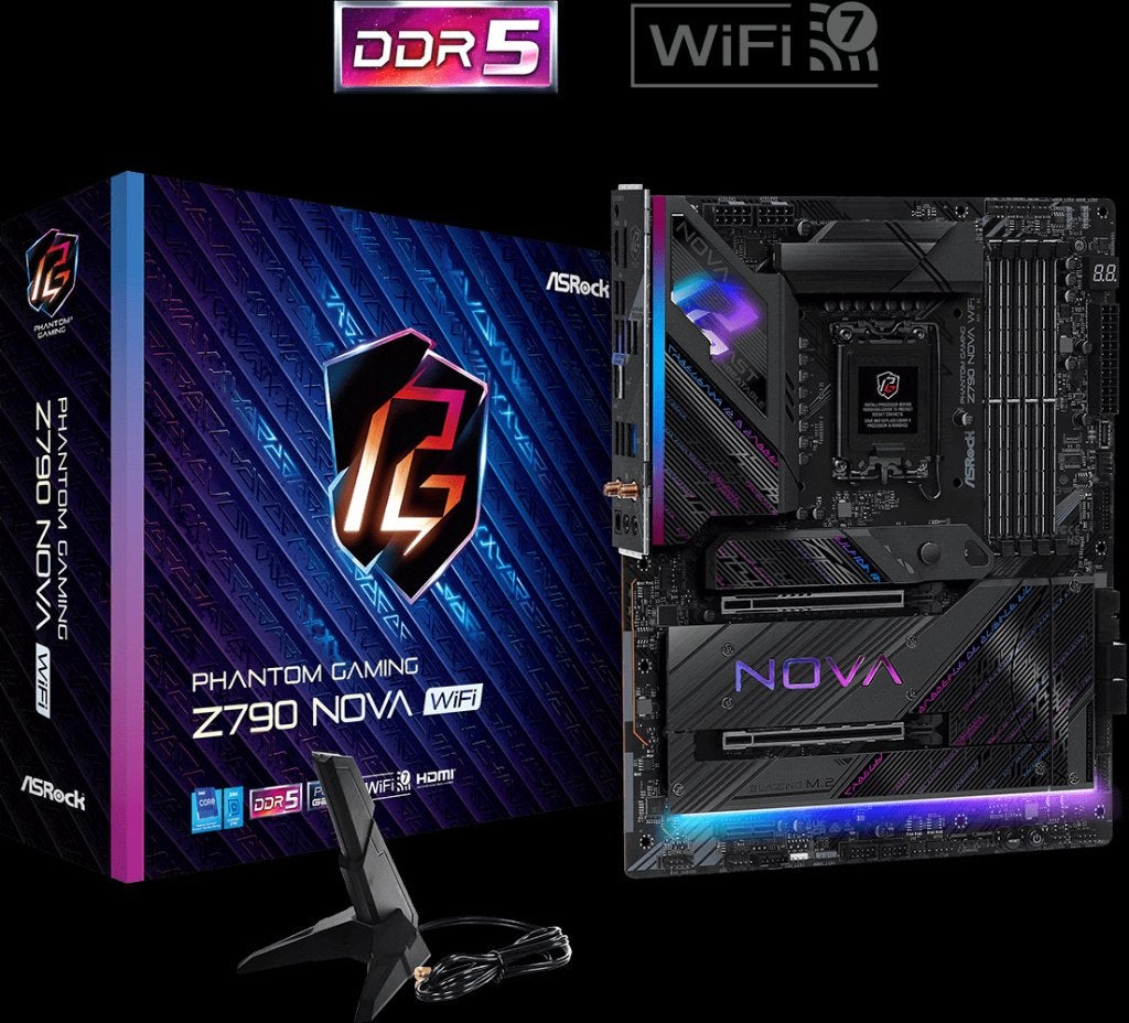 ASROCK Z790 NOVA WIFI Socket 1700 INTEL, Informatique & Logiciels, Cartes mères, Enlèvement ou Envoi, Comme neuf, ATX, DDR5