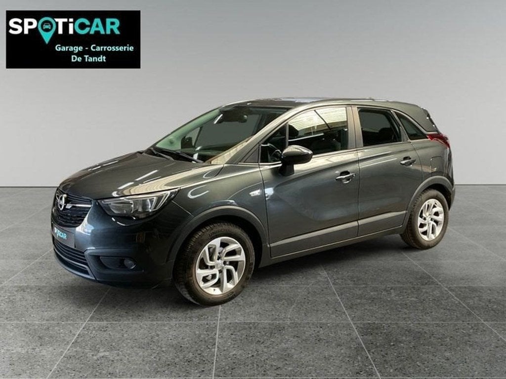 Opel Crossland X Edition 1.2 Benzine 81 Pk , goed onderhoud, Autos, Opel, Argent ou Gris, Achat, Euro 6, Entreprise