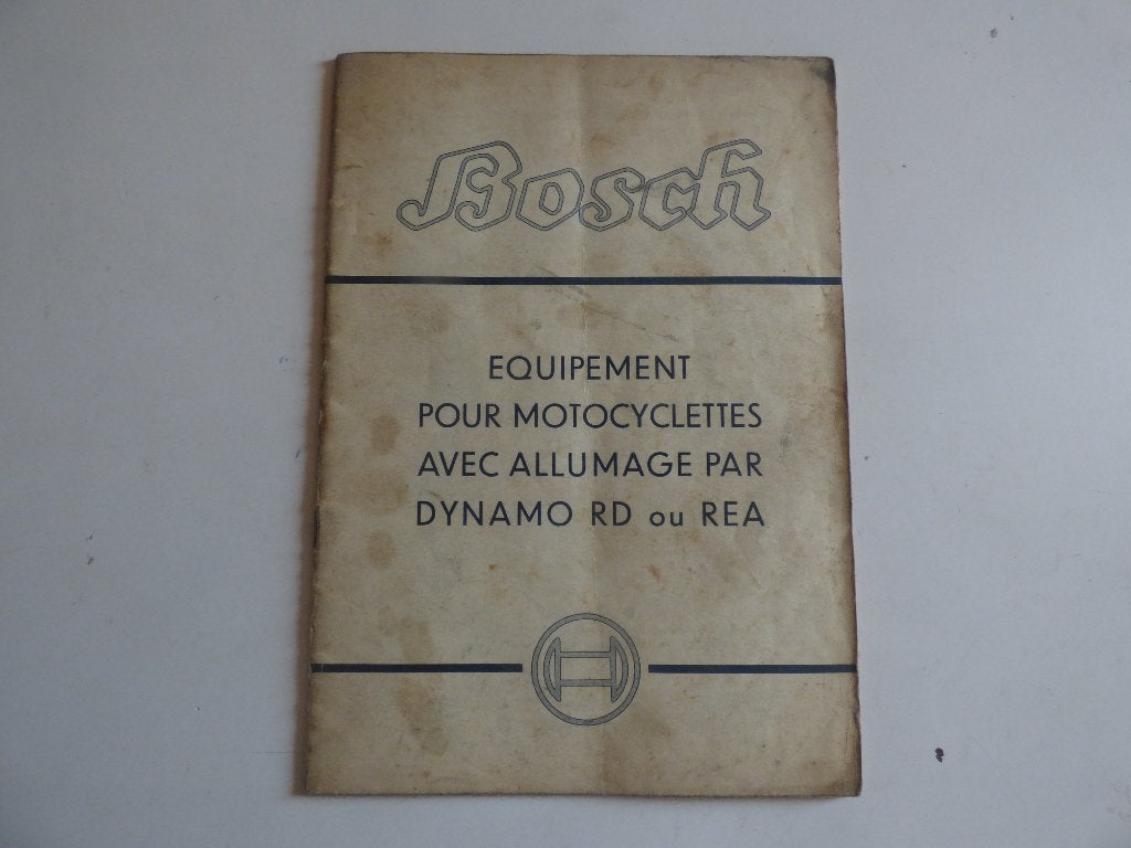 BOSCH ELECTRISCHE UITRUSTING VOOR MOTORFIETSEN FOLDER, Ophalen of Verzenden