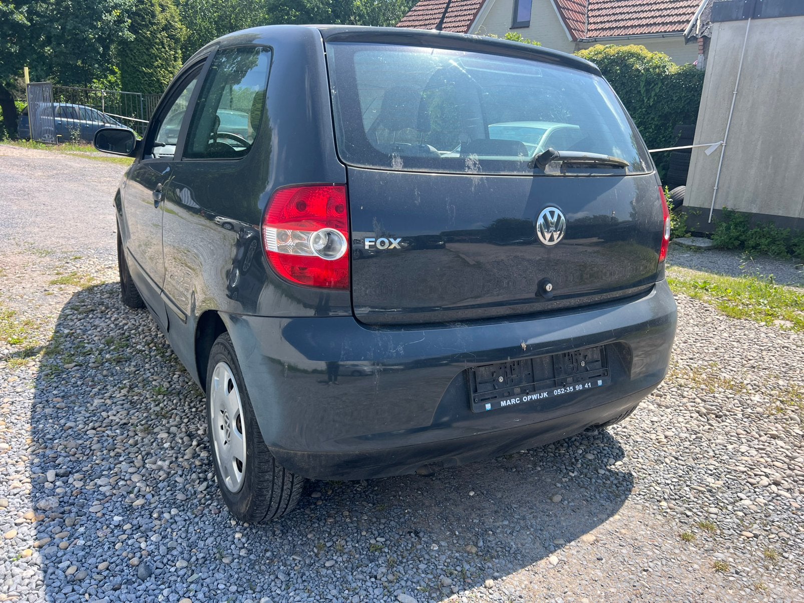 Volkswagen fox 1.2 benzine 2009 zo mee te nemen, Auto's, 4 zetels, 4 cilinders, 1198 cc, Zwart