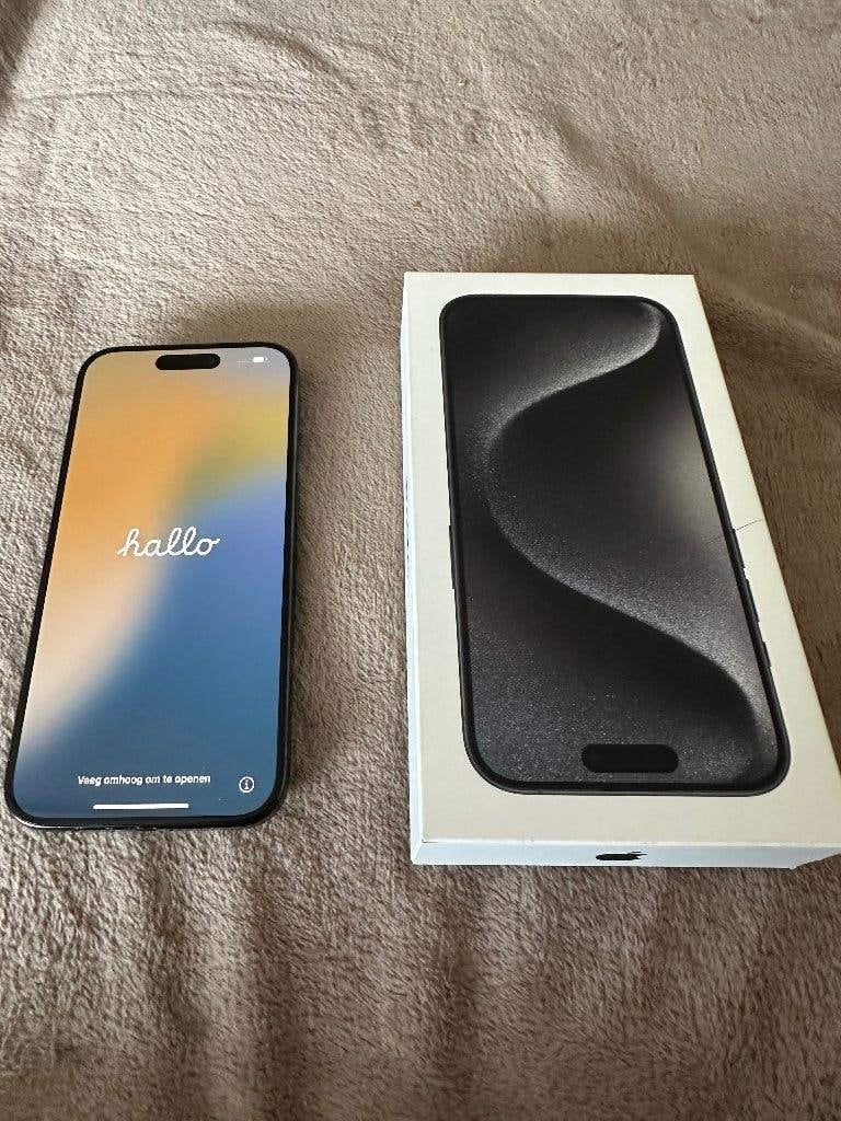 Iphone 15 Pro Black Titanium 512GB, Télécoms, 512 GB, Enlèvement ou Envoi, Comme neuf, Sans abonnement