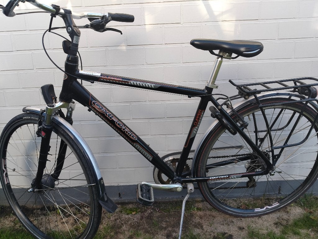 Herenfiets, Oxford-Clipper, Fietsen en Brommers, Gebruikt, Velgrem, Versnellingen, Ophalen