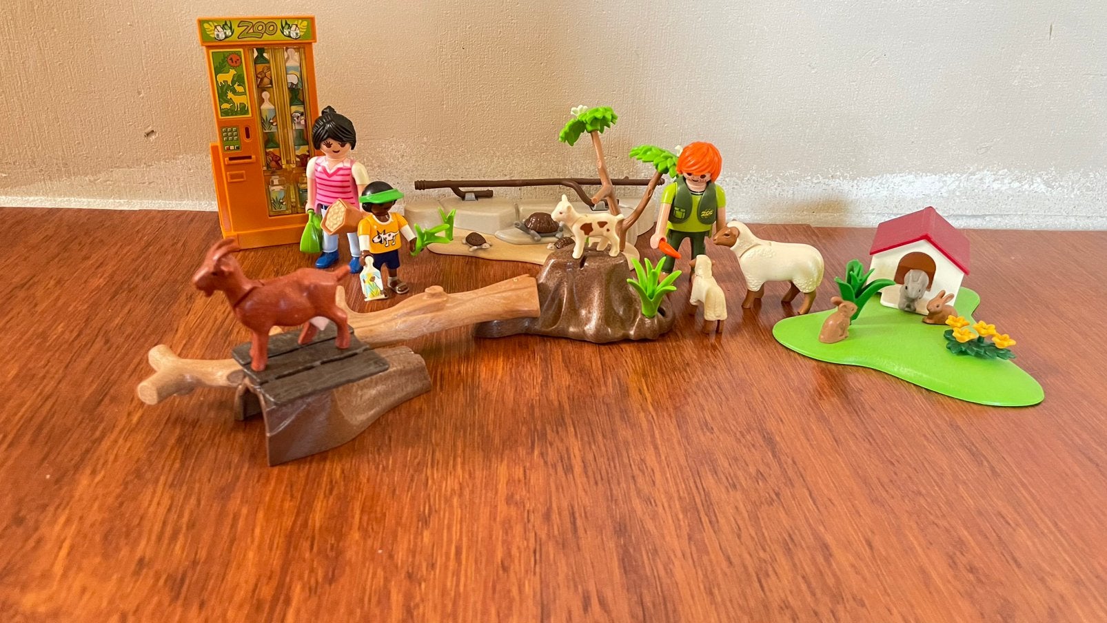 Playmobil kinderboerderij met dieren en figuren, Ophalen of Verzenden, Gebruikt