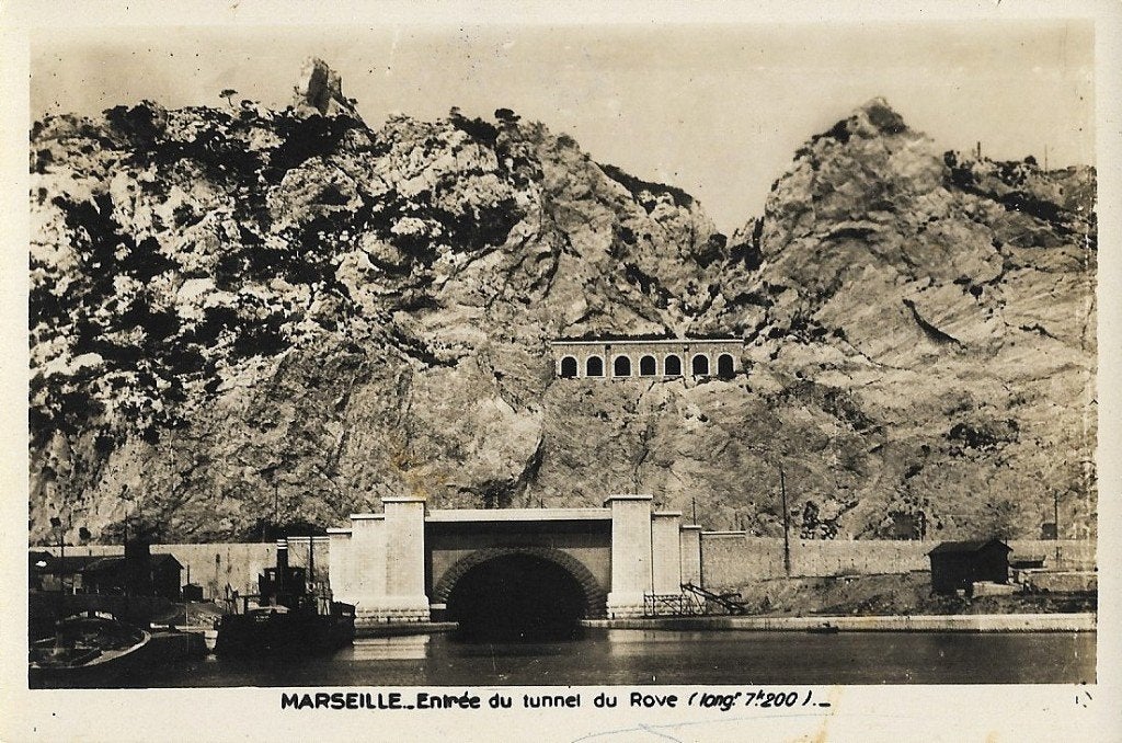 1930 - FRANCE - Marseille - Entrée du tunnel du Rove, Collections, Cartes postales | Étranger, Non affranchie, France, 1920 à 1940