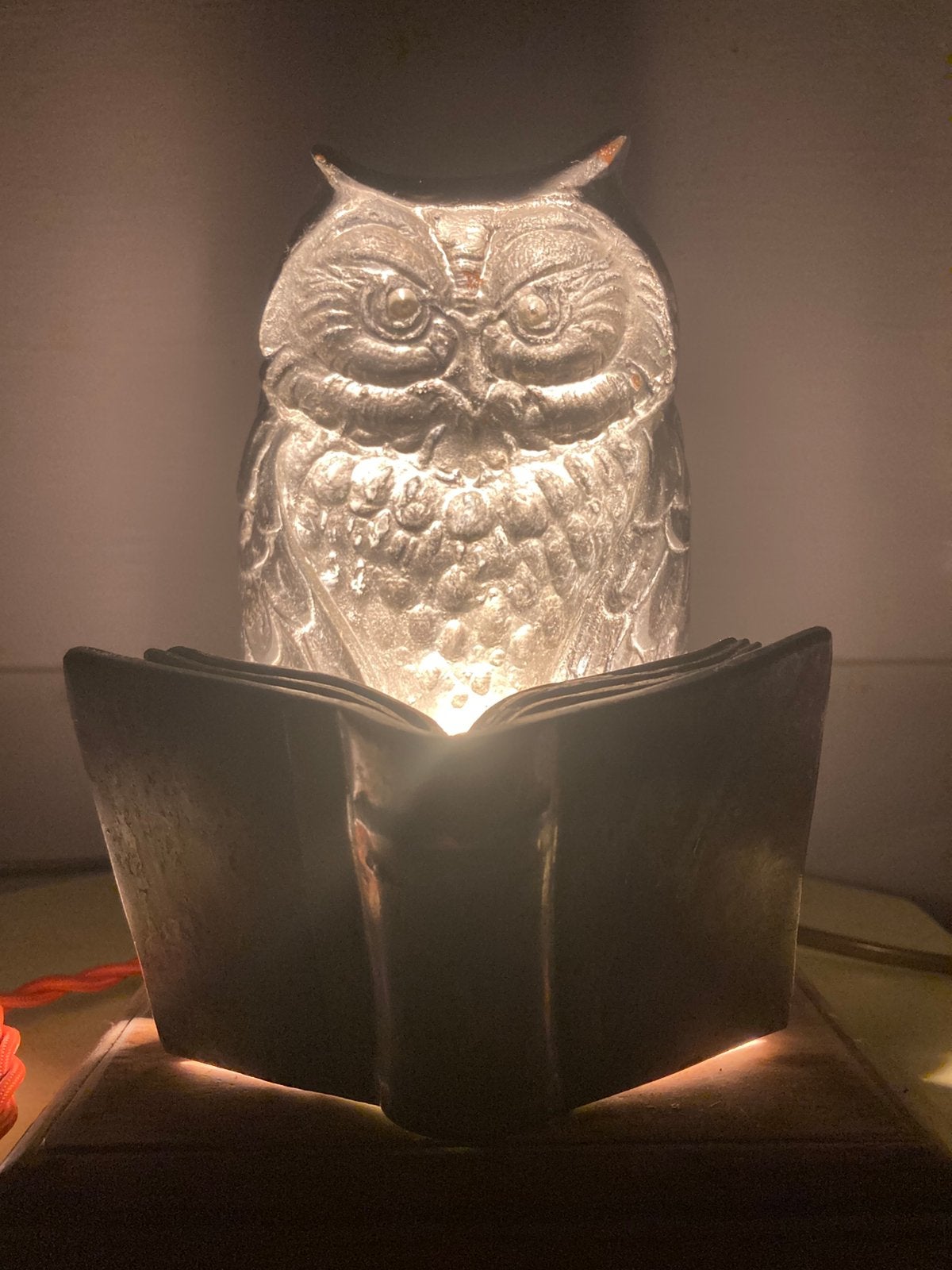 Owl 3D effect ancient, Huis en Inrichting, Ophalen of Verzenden, Gebruikt, Led-lamp