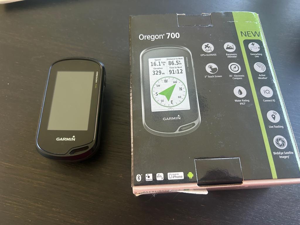 Garmin Oregon 700, Ophalen, Zo goed als nieuw