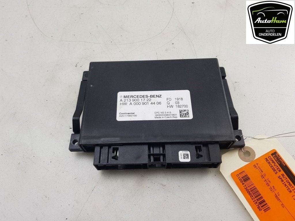CALCULATEUR ECU BOITE DE VITESSES (|A2139001722|A21390017228, Dhr. J. Ham, Mercedes-Benz, Administratie@autoham.nl, Utilisé