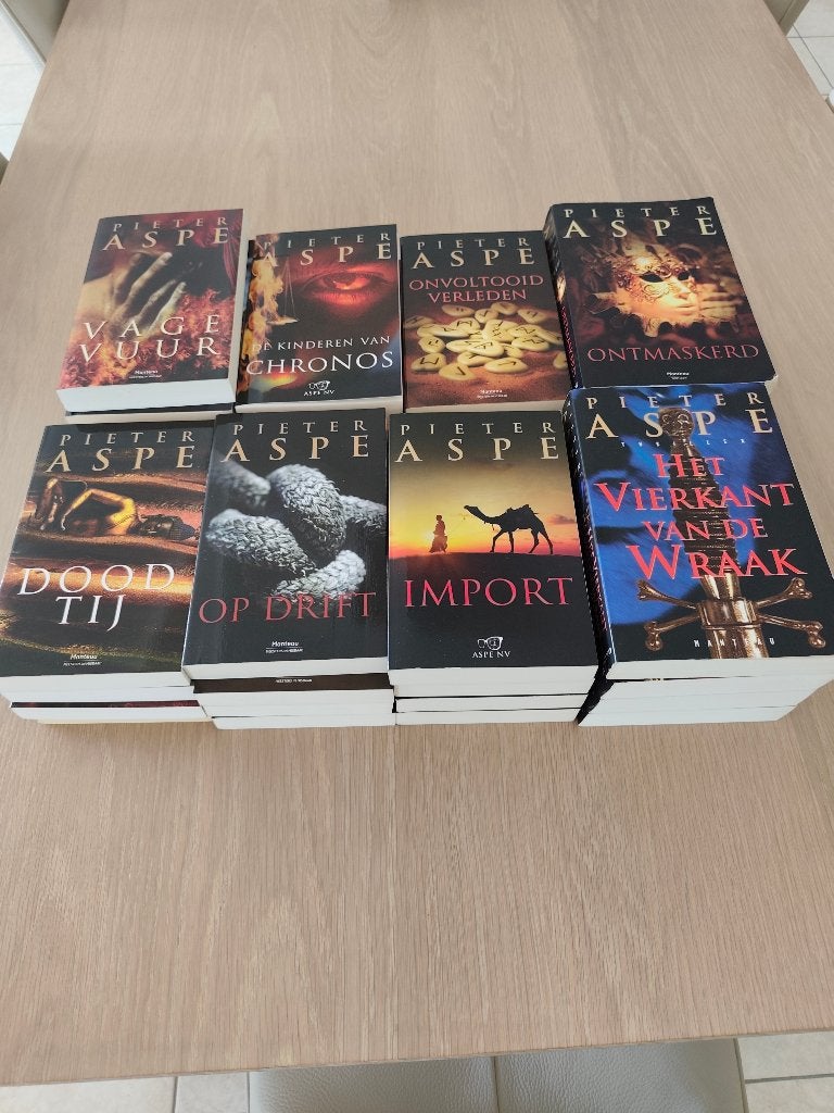 reeks Aspe boeken, Boeken, Detectives, Ophalen, Gelezen, Pieter Aspe